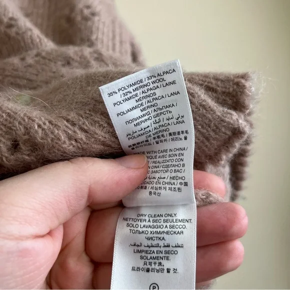 Doen Emery Pointelle Knit Cardigan in Clay Pink - Picture 14 of 14